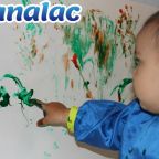 Finger-painting…